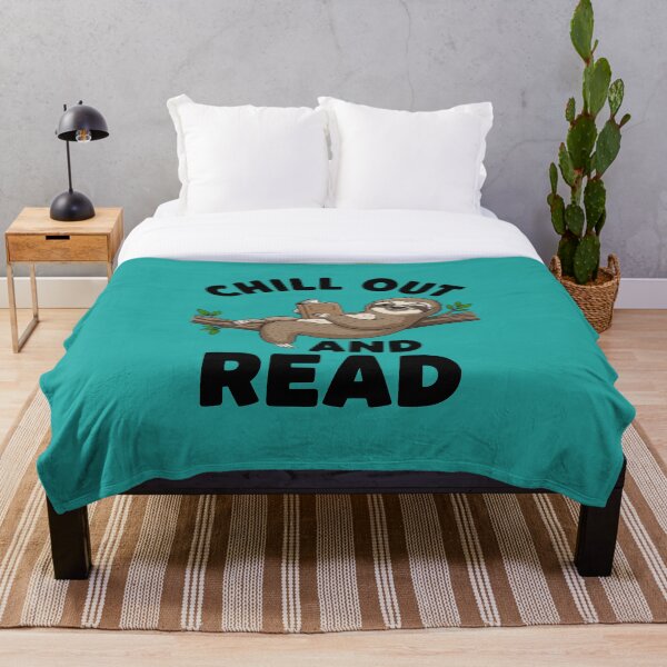 Item preview, Chill Out and Read Funny Inspirational Sloth – Embrace Calm and Self-Care designed and sold by Magraphx.