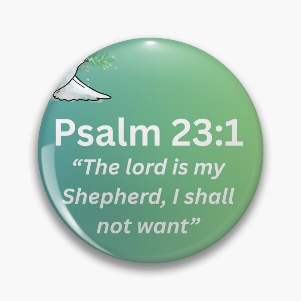Item preview, Psalm 23:1 Scripture Wall Art Print designed and sold by KishaArt.