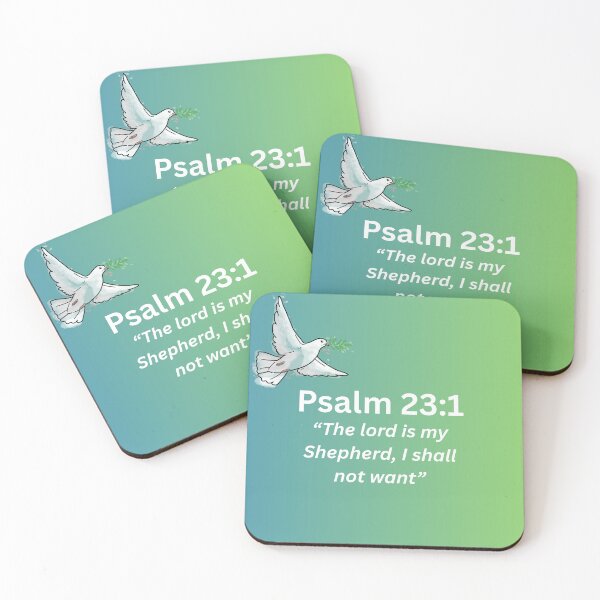 Item preview, Psalm 23:1 Scripture Wall Art Print designed and sold by KishaArt.