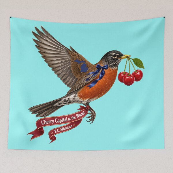 Item preview, Cherry Capital of the World T.C. Michigan designed and sold by FreshWaterWares.
