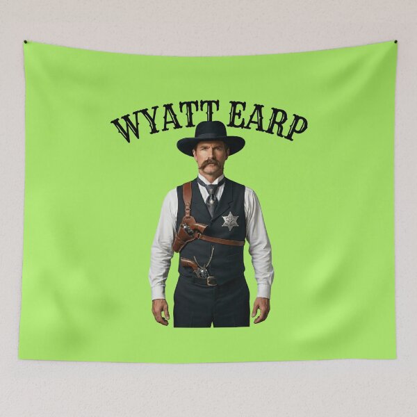 Item preview, Wyatt Earp Cowboy Wild West Marshal Art designed and sold by Utopian-Magic.