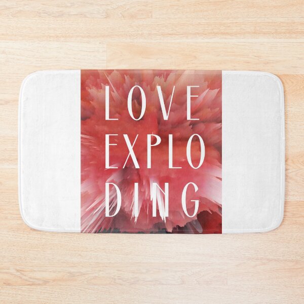 Item preview, Love Exploding Vibrant Abstract Typography designed and sold by LekkieStudioArt.