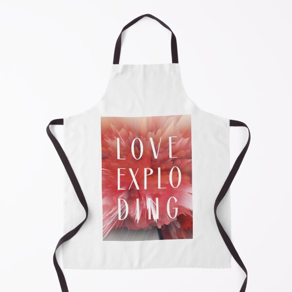 Item preview, Love Exploding Vibrant Abstract Typography designed and sold by LekkieStudioArt.