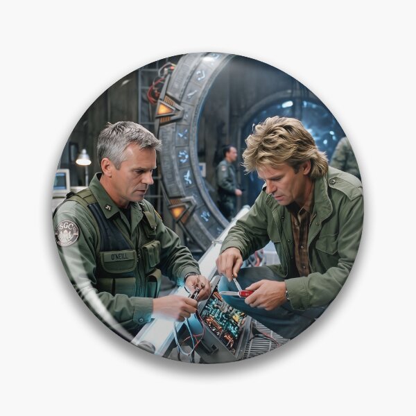 Item preview, MacGyver helps O’Neill to fix the stargate designed and sold by WiseBow.