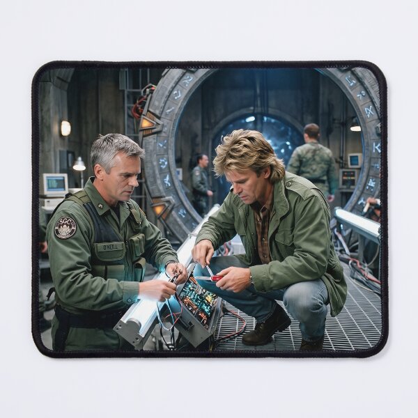 Item preview, MacGyver helps O’Neill to fix the stargate designed and sold by WiseBow.