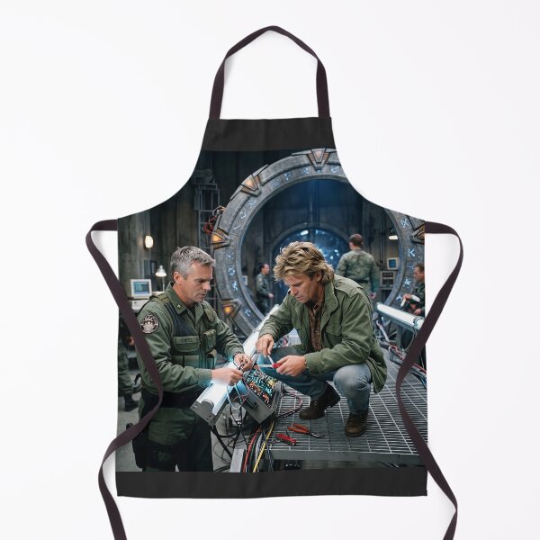 Item preview, MacGyver helps O’Neill to fix the stargate designed and sold by WiseBow.