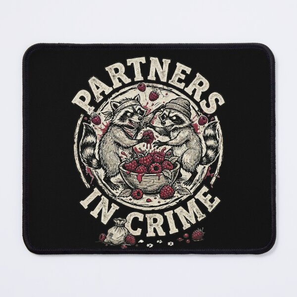 Item preview, Funny Partners In Crime Raccoons designed and sold by Tel A Pet.