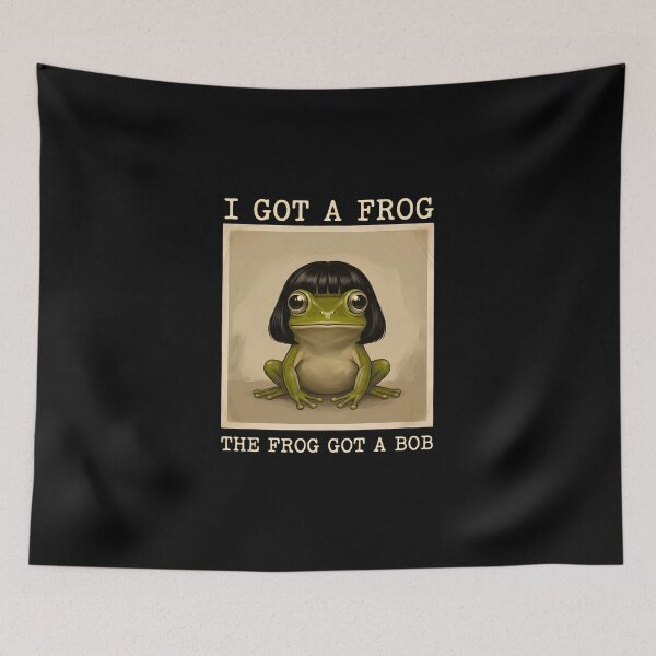 Item preview, I Got A Frog The Frog Got A Bob designed and sold by LunaMagicStudio.