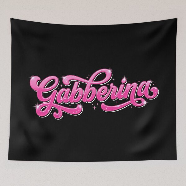 Item preview, Gabberina Y2K Barbiecore Hardstyle Festival Raver Streetwear designed and sold by SPAZE-Typo.