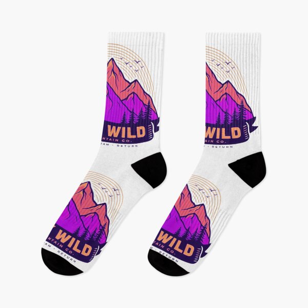 Item preview, Stay Wild Mountain Graphic  Retro Outdoor T-Shirt Design designed and sold by Gabe1983.