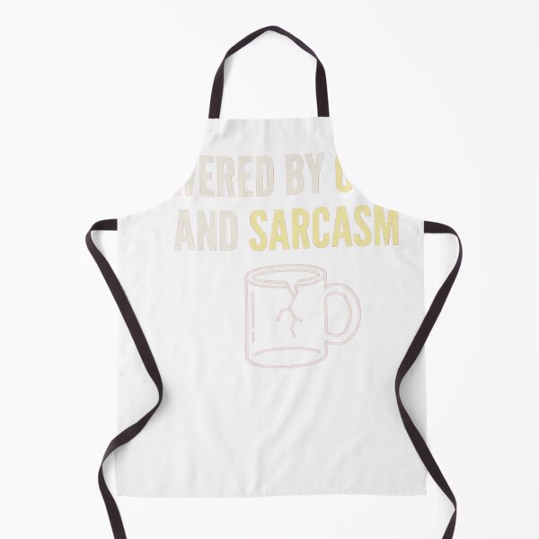 Item preview, Powered By Coffee And Sarcasm Funny Mug Design designed and sold by JMDesignHub.