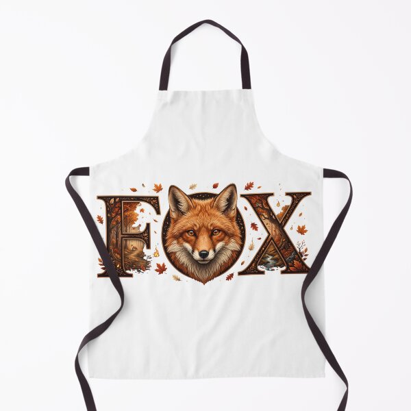 Item preview, FOX Wildlife Typography Autumn Forest Nature Animal Wall Art designed and sold by Presshue.