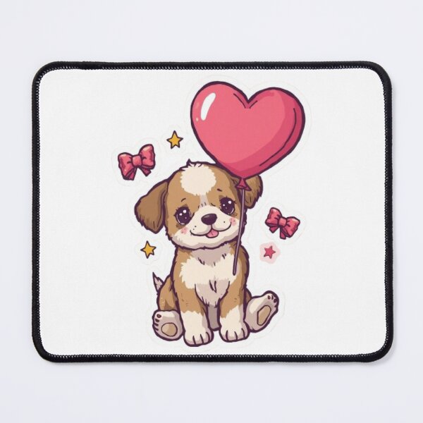 Item preview, Heart Puppy Kawaii Sticker designed and sold by Stylestickers55.