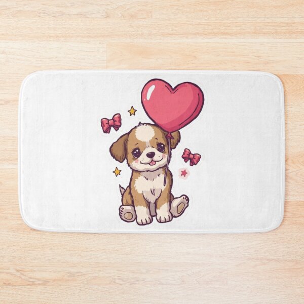 Item preview, Heart Puppy Kawaii Sticker designed and sold by Stylestickers55.