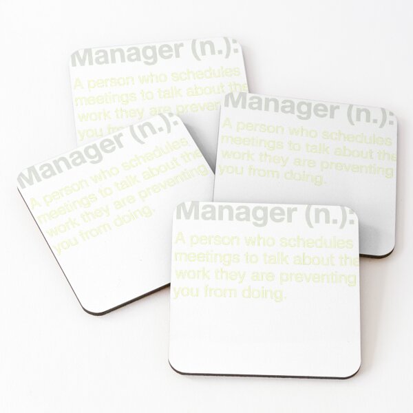 Item preview, Manager Definition Funny Office Humor Boss Joke designed and sold by JMDesignHub.