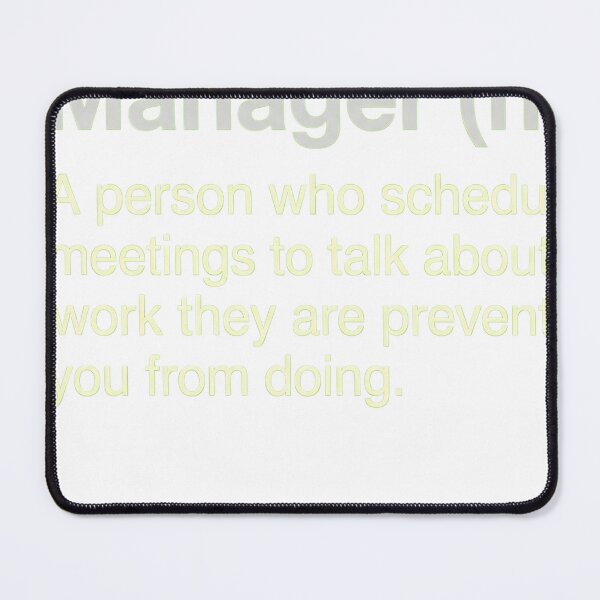 Item preview, Manager Definition Funny Office Humor Boss Joke designed and sold by JMDesignHub.