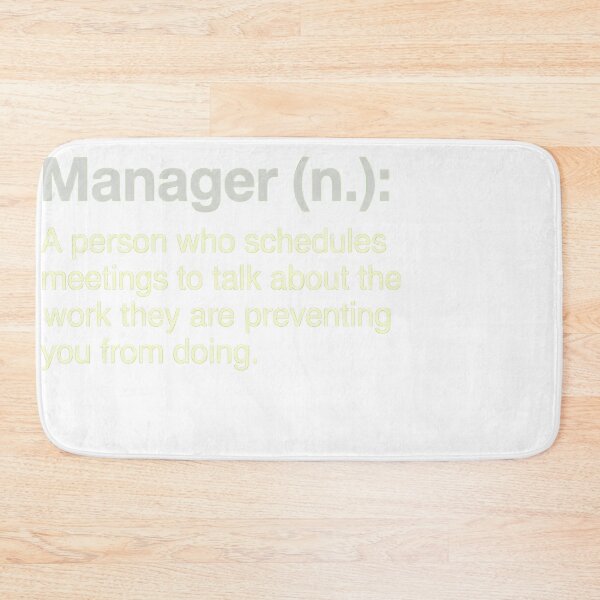 Item preview, Manager Definition Funny Office Humor Boss Joke designed and sold by JMDesignHub.