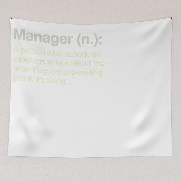 Item preview, Manager Definition Funny Office Humor Boss Joke designed and sold by JMDesignHub.