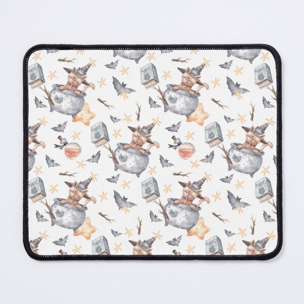 Item preview, Cute Halloween Cat Watercolor Seamless Pattern designed and sold by SashaZinch.