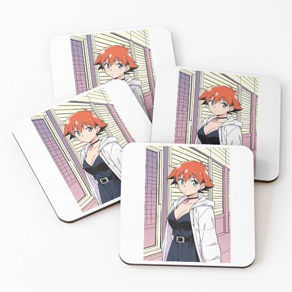Item preview, Fashion - Redhead woman black dress white hoodie designed and sold by AnimeShin.