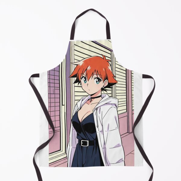 Item preview, Fashion - Redhead woman black dress white hoodie designed and sold by AnimeShin.
