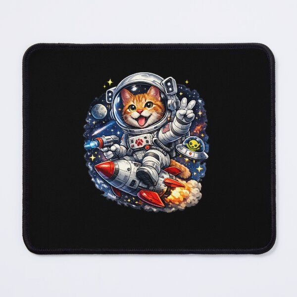 Item preview, Cosmic Cat Explorer Astronaut Space Kitty designed and sold by TheZyro.