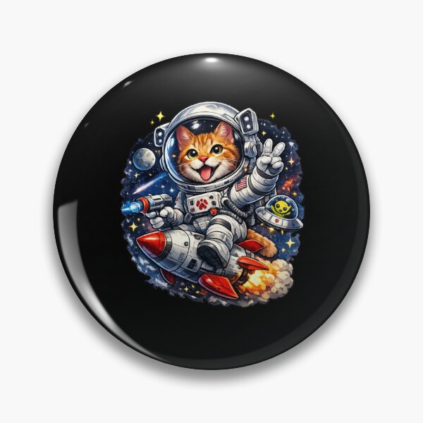 Item preview, Cosmic Cat Explorer Astronaut Space Kitty  designed and sold by TheZyro.