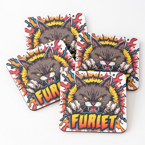 Item preview, Furiet – Furious Cat Street Art Graphic designed and sold by mikemuchu.