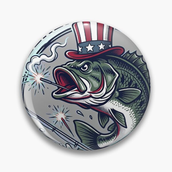 Item preview, Weekend Forecast Fishing Chance of Freedom Bass designed and sold by JMDesignHub.