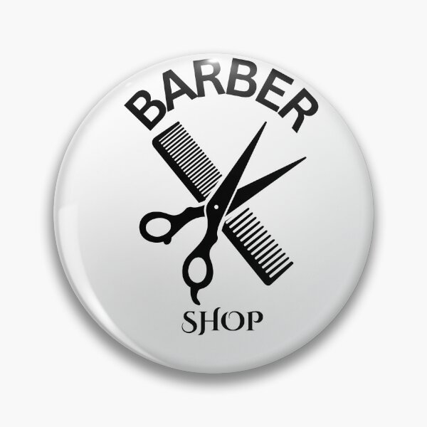Item preview, Barber Shop – Minimalist Barbershop Sticker designed and sold by ModernMoodCo.