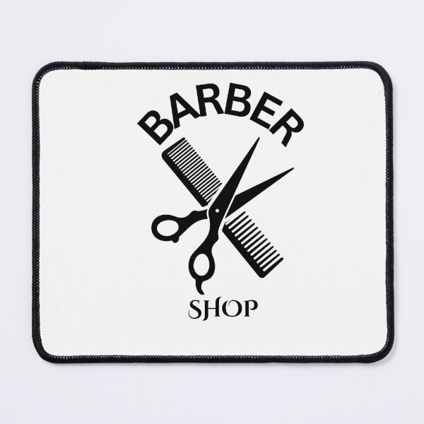 Item preview, Barber Shop – Minimalist Barbershop Sticker designed and sold by ModernMoodCo.