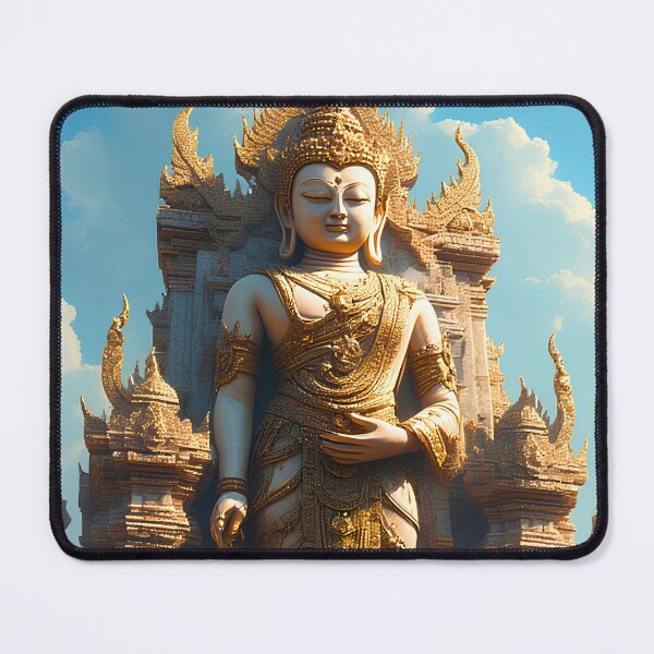 Item preview, Golden Thai Temple Guardian designed and sold by ZenGrooves.