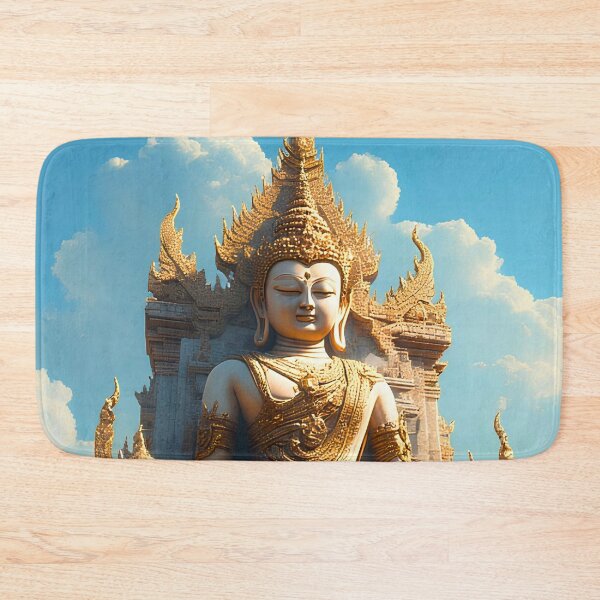 Item preview, Golden Thai Temple Guardian designed and sold by ZenGrooves.