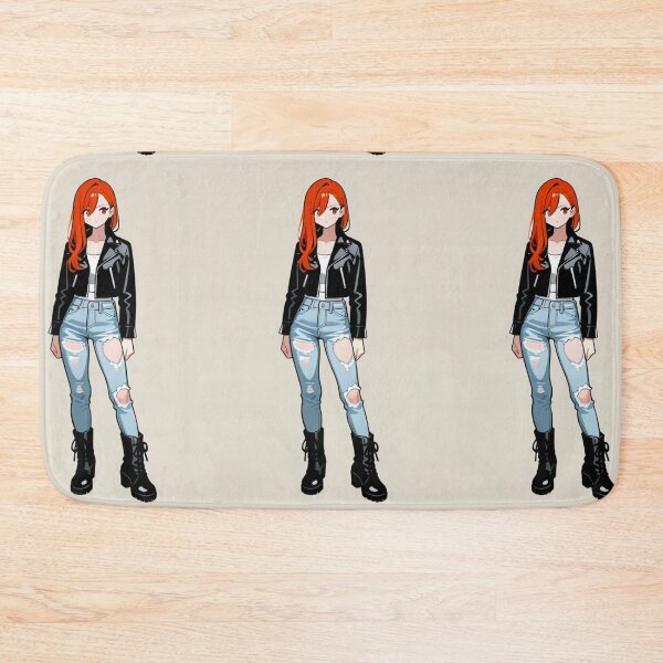 Item preview, Fashion - rocklook redhead woman leather designed and sold by AnimeShin.