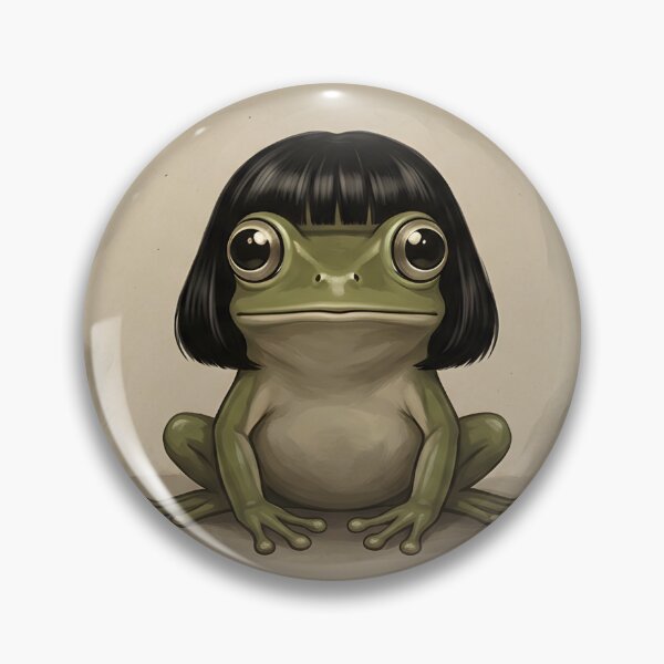 Item preview, Funny Frog Bob Haircut Meme designed and sold by LunaMagicStudio.