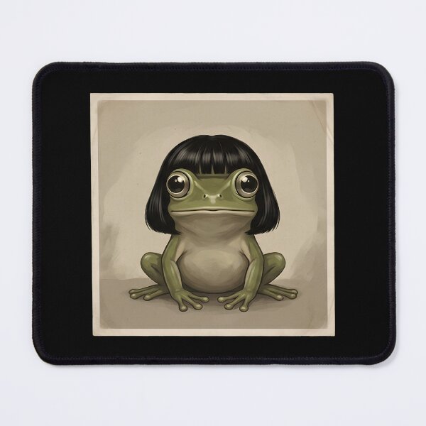 Item preview, Funny Frog Bob Haircut Meme designed and sold by LunaMagicStudio.