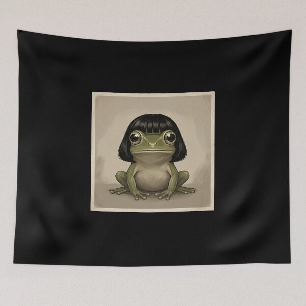 Item preview, Funny Frog Bob Haircut Meme designed and sold by LunaMagicStudio.