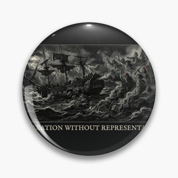 Item preview, Boston Tea Party 1776 No Taxation Without Representation T-Shirt designed and sold by DarkOriginArts.