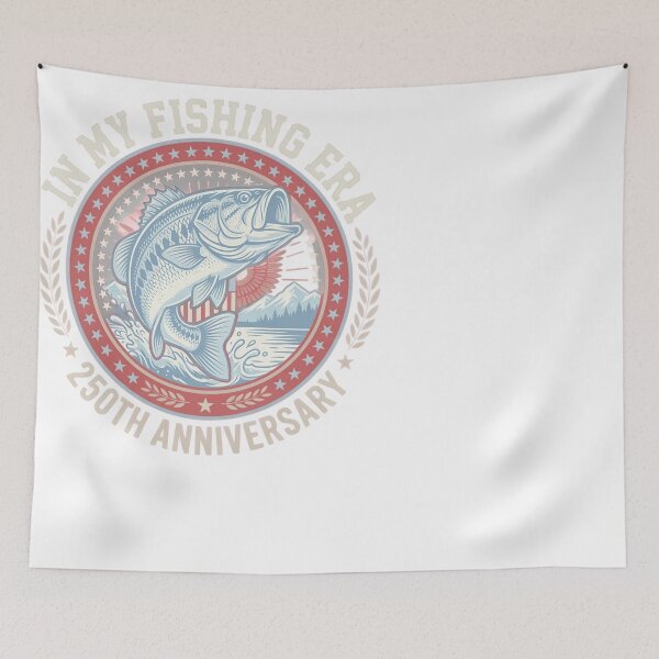 Item preview, In My Fishing Era 250th Anniversary Bass Fishing designed and sold by JMDesignHub.