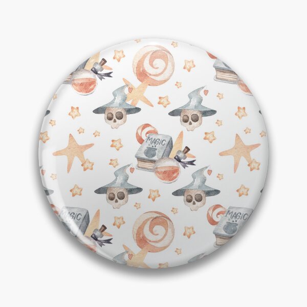 Item preview, Cute Witchy Halloween Seamless Pattern designed and sold by SashaZinch.