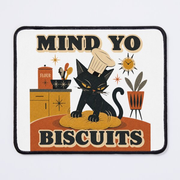 Item preview, Sassy Cat Making Biscuits designed and sold by OverThunk.