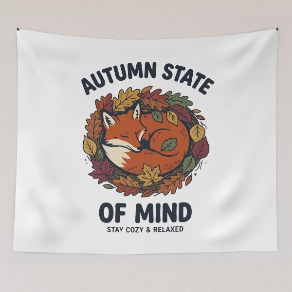Item preview, Autumn State of Mind Sleeping Fox designed and sold by Mr Lee.