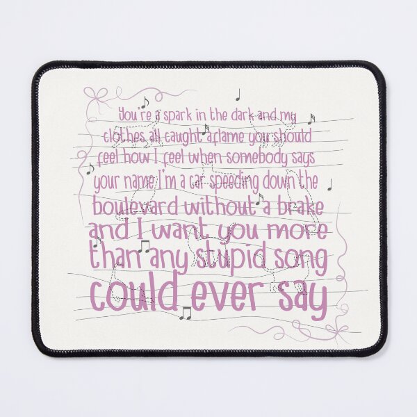 Item preview, and I want you more than any stupid song could ever say | stupid song designed and sold by Pinu92.