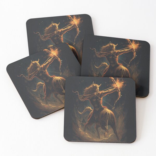 Item preview, Sagittarius Zodiac Epic Dark T-Shirt – Mystical Archer Astrology Shirt designed and sold by SunnyDesign82.