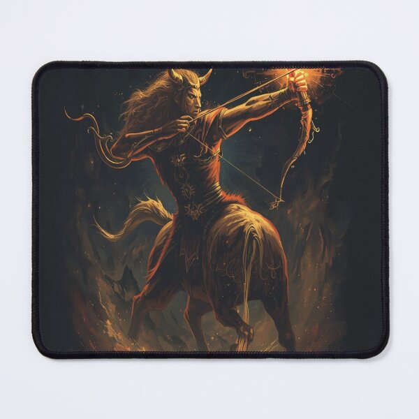 Item preview, Sagittarius Zodiac Epic Dark T-Shirt – Mystical Archer Astrology Shirt designed and sold by SunnyDesign82.
