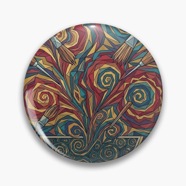 Item preview, Geometric Ebru Art designed and sold by snoWorkshop.
