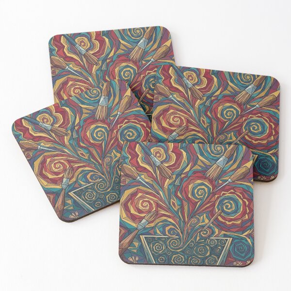 Item preview, Geometric Ebru Art designed and sold by snoWorkshop.