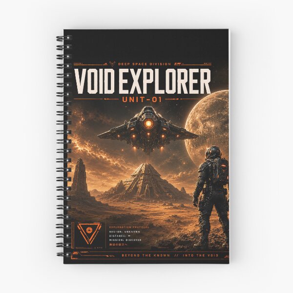 Item preview, Void Explorer Unit-01 – The Pyramid.  Sci-fi space designed and sold by thirtyonestars.