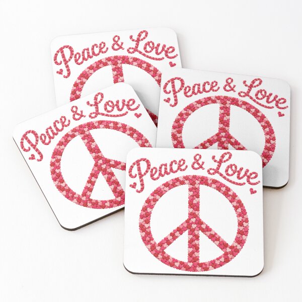 Item preview, Peace & Love Heart Peace Sign designed and sold by HippyRikky.