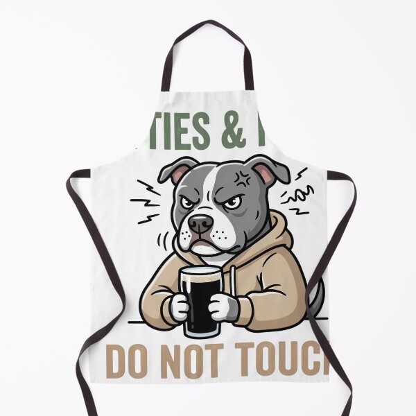 Item preview, Pitties & Pints Do Not Touch Grumpy Pitbull designed and sold by JMDesignHub.